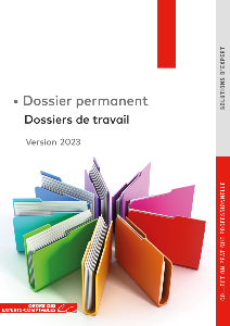 Dossiers de travail - Dossier permanent : Mission de présentation des comptes 2023